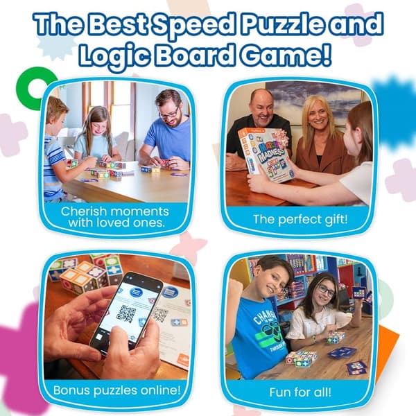 Match Madness Board Game Visual Recognition Matching Board Game Family Puzzle Game to Develop Children's Problem-Solving Skills