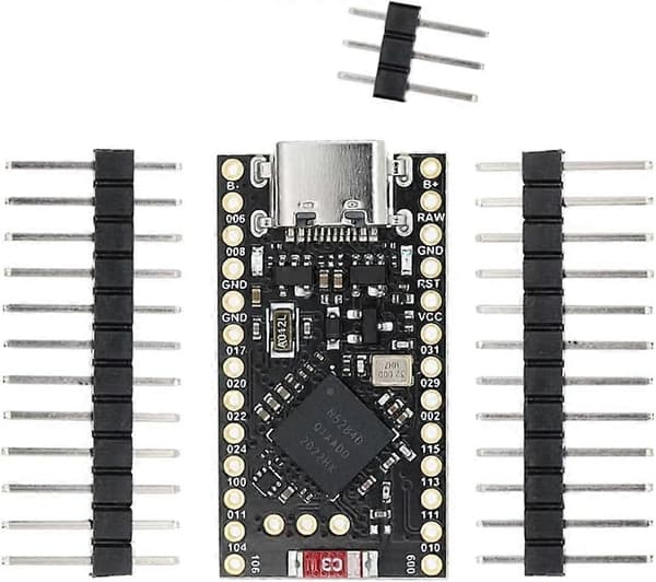 NRF52840 Utviklingskort Kompatibelt Med Nice Nano V2.0 ProMicro Bluetooth Ladeadministrasjon
