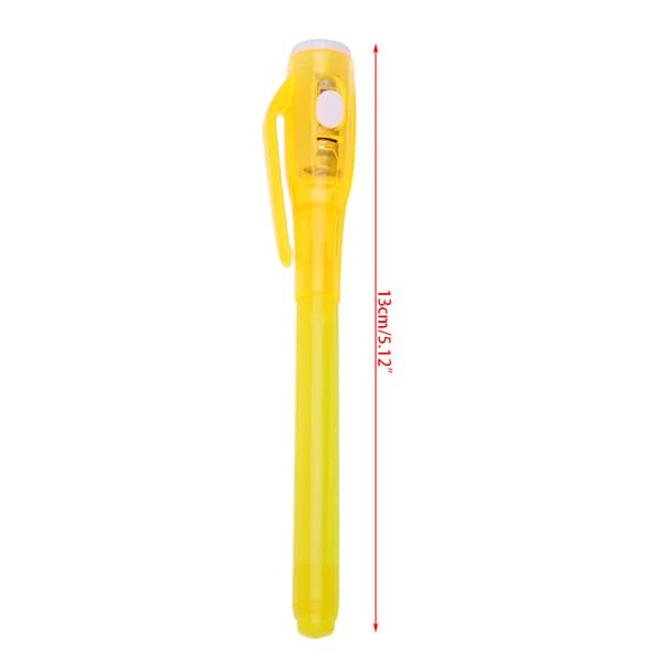 Magic Invisible Ink Pen Write Secret Messages Gadget With UV Light Stationery