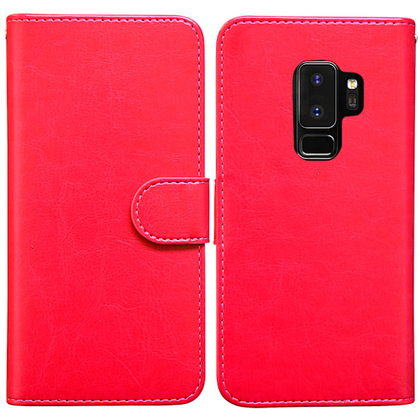 Läderplånbok för Galaxy S9 Plus - Läder & Magnetiskt! Brun Brun