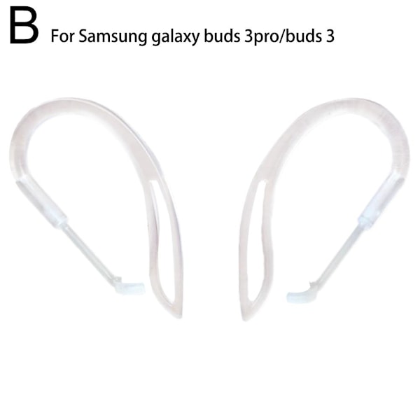 Passar för Samsung Buds3 Pro anti-förlust öronkrok tillbehörsklipp transparent 2pcs transparent 2pcs