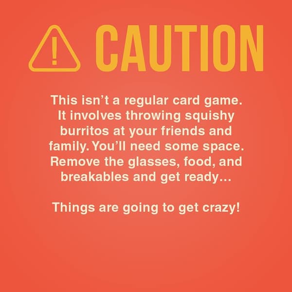 Kast Kast Burrito af Exploding Kittens - Et Høvdingebold Kortspil