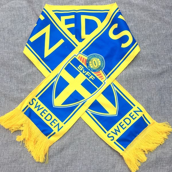 VM 2026 Sverige Hjemmelag Supporter Skjerf Hjemme