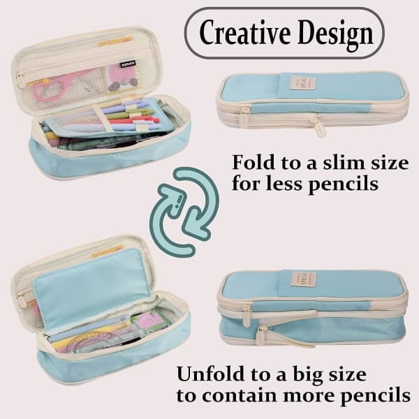 Large Compartment, Adult Case, Cute Case, Pencil Case. Marker Pen