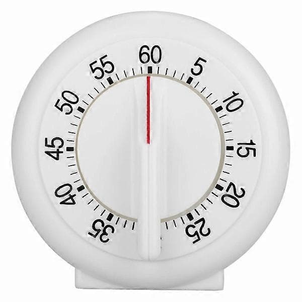 60 minutters rund timer køkken mekanisk tæller alarm