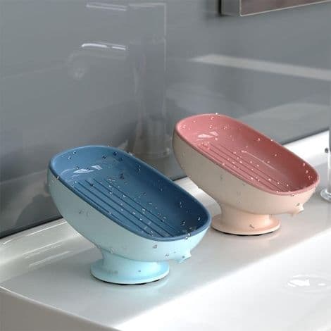 Imukuppisaippua-alusta kylpyhuoneeseen (sininen)
