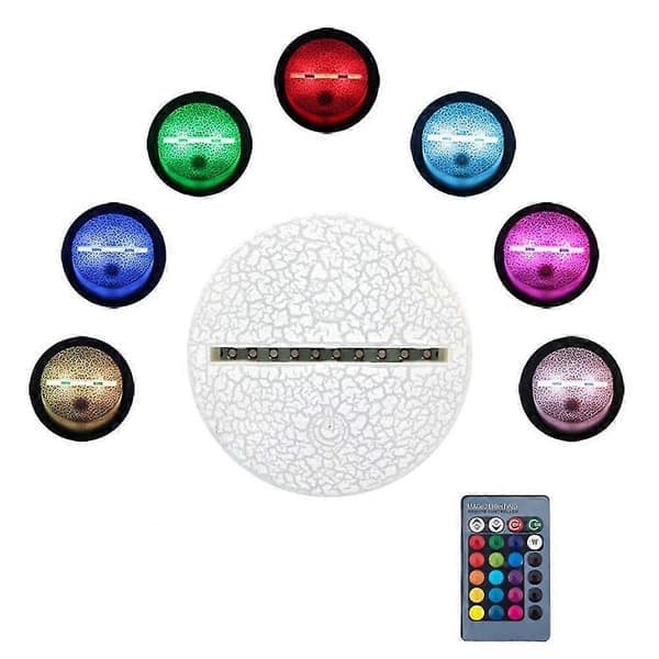 3D Touch Light Night 7 farger fjernkontroll - Game of Thrones #983
