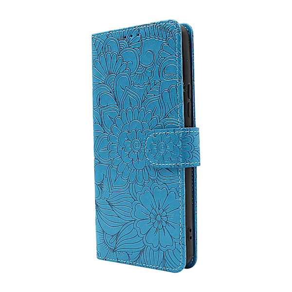 Flower Standcase Wallet Samsung Galaxy A53 5G (A536B) Grå Grå