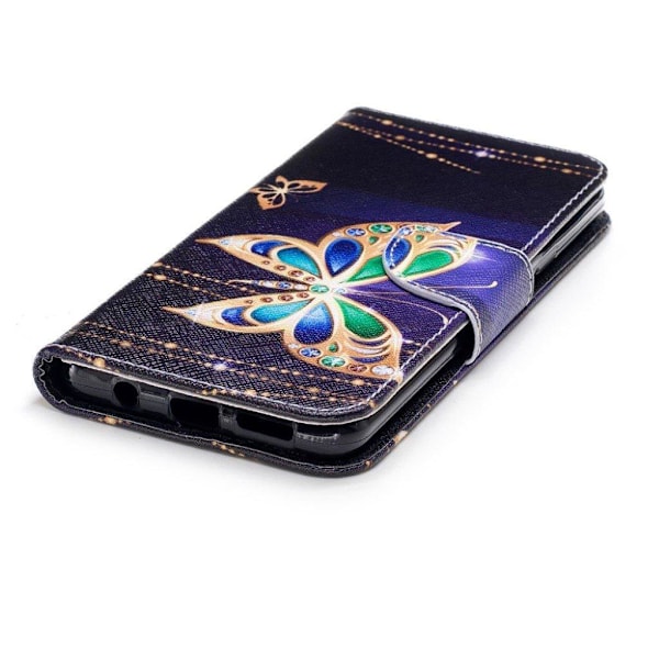 Butterfly läder Samsung Galaxy S9 Plus fodral - Flerfärgad multifärg