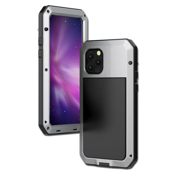 Til Apple iPhone 13 Pro, Fallsikkert beskyttelsesdeksel, Commuter Series, Sølv