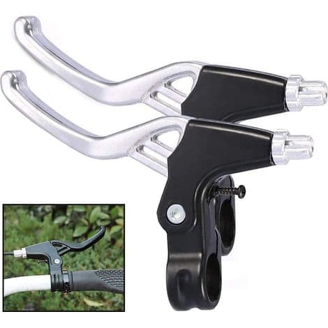 Par universelle bremsegreb i legering til cykel, bremsegreb til landevejscykler og mountainbikes, 22 mm diameter