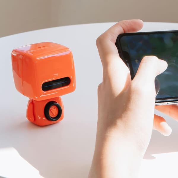 Robot Bluetooth-högtalare, bärbara trådlösa högtalare med högt ljud och djup bas, stöder trådlös fotografering och samtal, mini-subwooferhögtalare