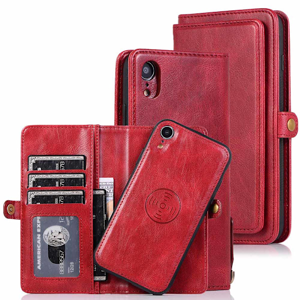 iPhone XR - Plånboksfodral Mörkgrön Mörkgrön