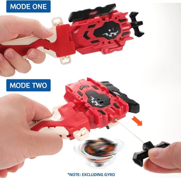 2-pack String Launcher och Grip Battling Burst Launcher Vänster/Höger Spin Endast kompatibel med