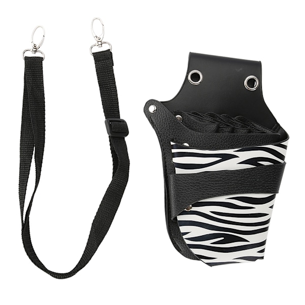 Barber Sax Holster Frisörsalong Sax Kit Väska Sax Hållare 4 Saxfickor
