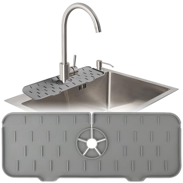 Innovative Silicone Faucet Drain Mat: Transform Your Sink Splash Guard and Keep Your Sink Tidy - The Ultimate Sink Protector Mat