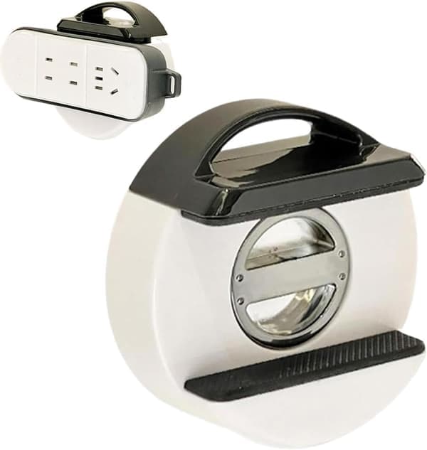 Power Strip Holder Suction Cup Mount Rotating Socket Organizer Cable Management Tool Living Room Kitchen Bedroom Cabinet
