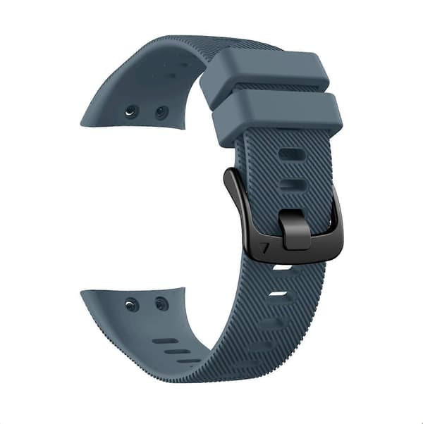 Silikonrem med svart spenne til Garmin Forerunner 45S Dark Blue