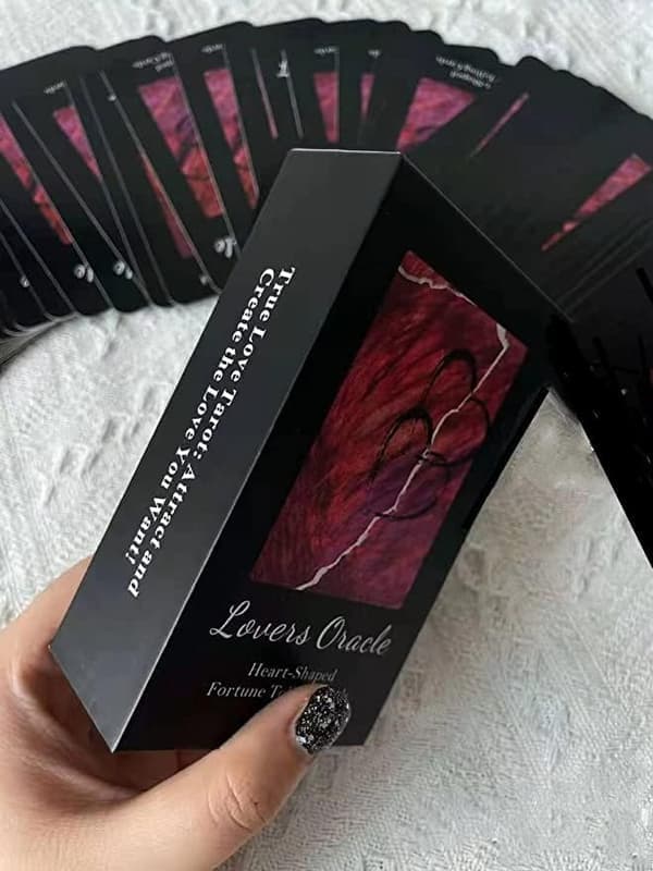 Love Oracle and Tarot Cards - 80 Twin Flames Deck with Messages