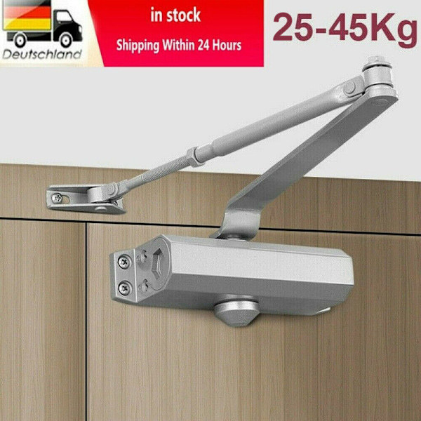 Automatisk justerbar hydraulisk dörrstängare grindstängare 25-65 kg DHL