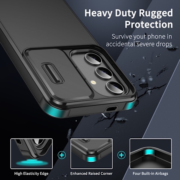 Samsung S21 - Skal CamShield / Kameraskydd Svart Black