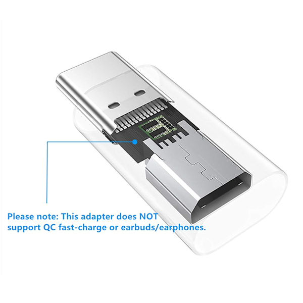 Apple Lightning till USB-C Adapter USB 3.0 PLUG AND PLAY Svart