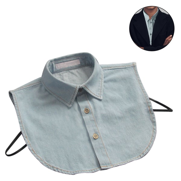 Löstagbar krage för kvinnor, halv falsk skjortkrage, Dickey-krage för kvinnor och flickor, stil 1