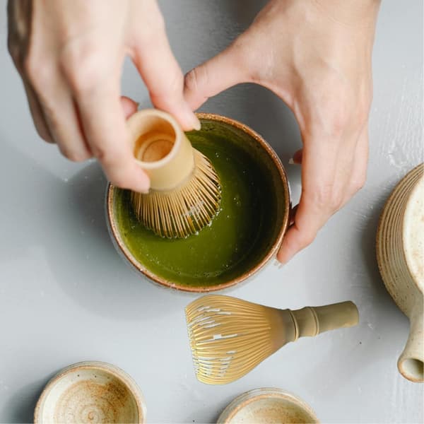 1-pakke PP Tradisjonell Matcha Blender Børsteverktøy