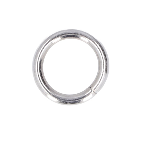 50 st metallringar slitstarka utsökta multifunktionella slitstarka blekningsfria metall O-ringar för väska kläder pärlor 15x3mm