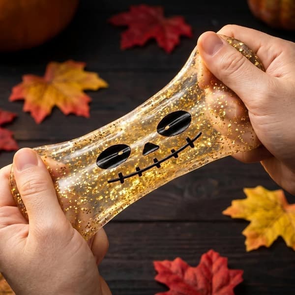 Halloween Spooky Ghost Dumpling, Dumplings Squish med Steamer Stressbolde Stressaflastning Fidget Sensorisk til Helligdags- og Fødselsdagsgaver