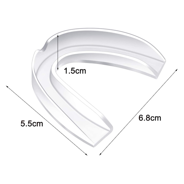 Sports Mouth Guard | BPA-fritt mjukt material, tillverkad i USA | Anpassningsbar för komfort - Passar alla munstorlekar 12+ | Athletic Teeth Mouth Guards
