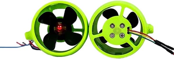 RC Båd Undervands Thruster Motor 4 Blade Propel til FREMDRIFT Del til ROV Agn Slæbebåd Kajak/båd Model Propel Undervandspropel CW+CCW