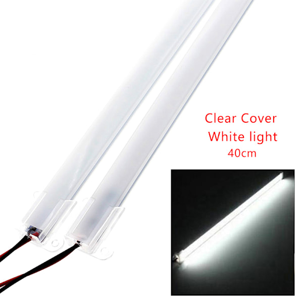 AC220V LED Bar Light High Brightness 2835 LED Clip 30cm 40cm 72 Whitelight Milky40cm Whitelight Milky40cm