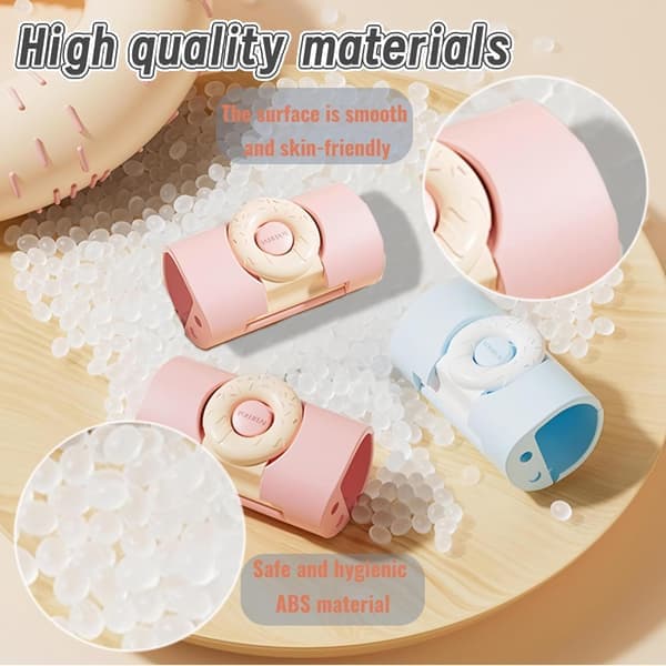 6 Pieces Cylindrical Sheet Holders, Needle-Free Duvet Clips, Adjustable Bedding Fasteners for Mattress Sheets (Pink)