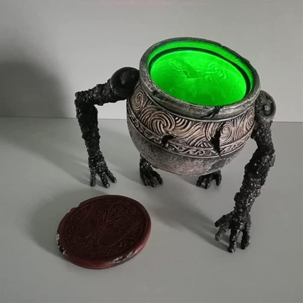 Elden Ring Pot Boy-statuer med indbyggede LED-lys, Elden Ring-spilfans samlerobjektgave (AZC)