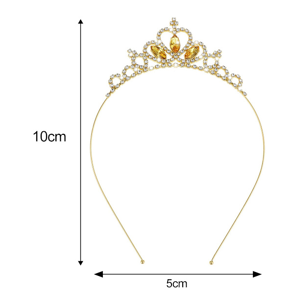 WLLHYF Silver Princess Crown Crystal Sash Tiara Strass Pannband Håraccessoarer till födelsedag Juldekoration Kvinnor Flickor Bröllop