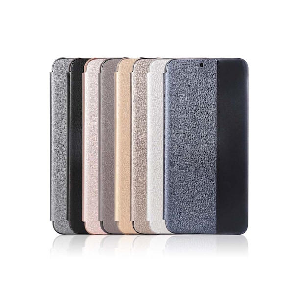 Stilrent Fodral med Smart-View för Huawei P20 Pro Svart Svart