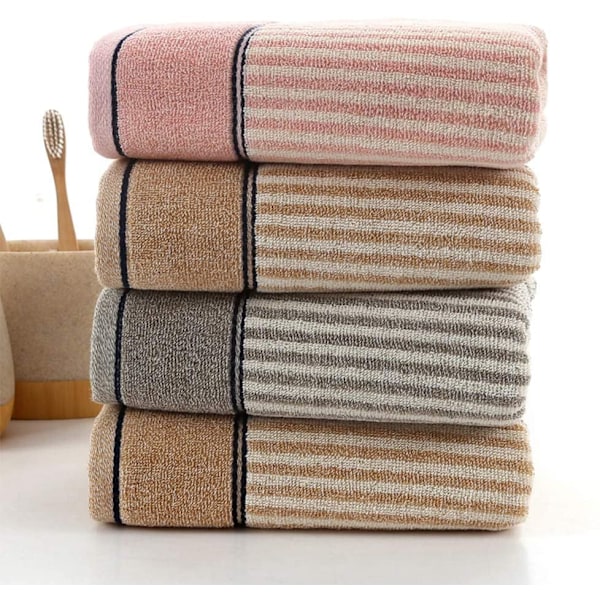 Handdukar 100% bomull absorberande mjuk dekorativ handduk för badrum 13,4 x 29,1 tum