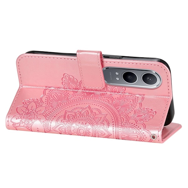 SKALO OnePlus Nord CE4 Lite 5G Mandala Plånboksfodral - Rosa Rosa