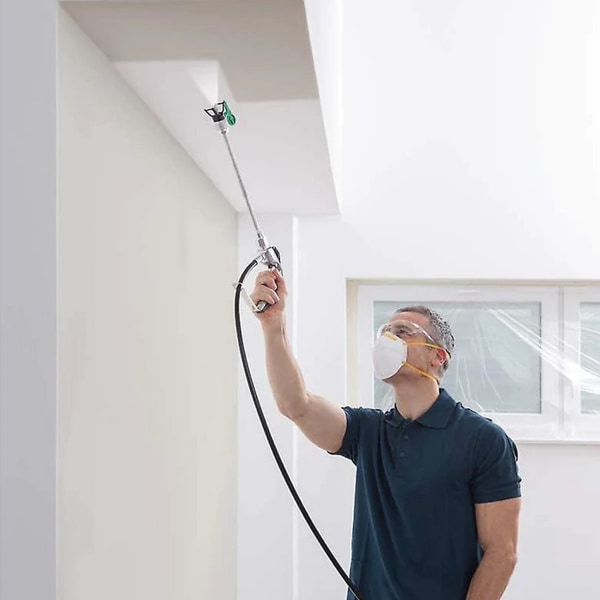 Airless färgspruta, förlängningsstång och munstycksskydd, 30 cm universellt utbytesverktyg för airless färgsprutor
