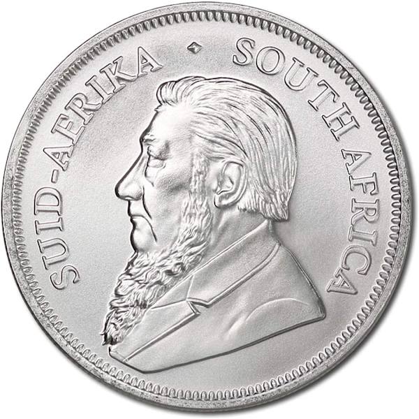 2021 1 oz Silver Krugerrand-mynt Briljant minnesmynt Hantverk Souvenir DekorationerㄗSilver-plate