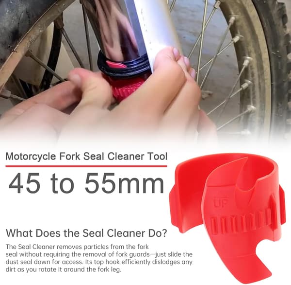 Universal Motorcycle Fork Seal 45-55mm Simmering Cleaner Fork Seal Tool