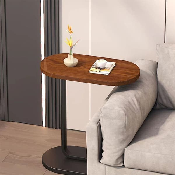 C-formet sidebord, 360° drejeligt