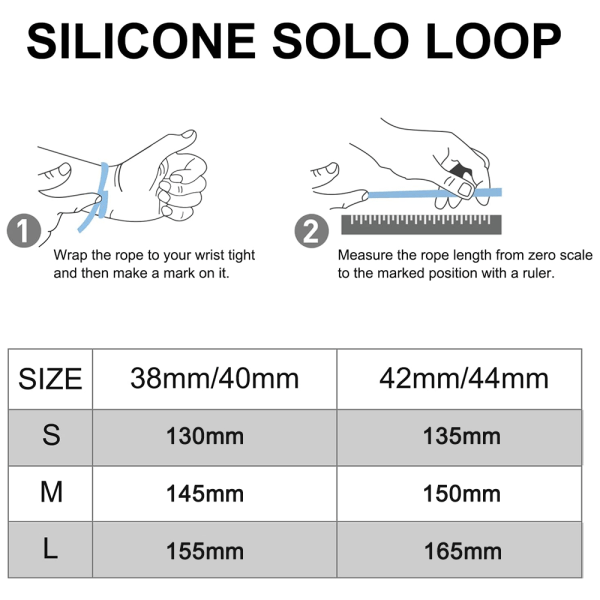 Flätad Solo Loop kompatibel med Apple Watch -band för kvinnor män, stretchiga sportband i nylon Mjuka elastiska remmar för iWatch-serien Svart+vit 38/40 mm