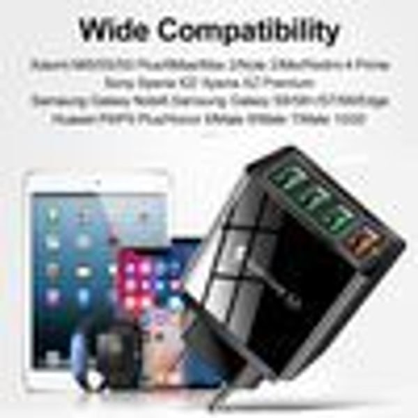 5V/3.1A Power Laddare Snabbladdare Power 4-portars USB QC 3.0