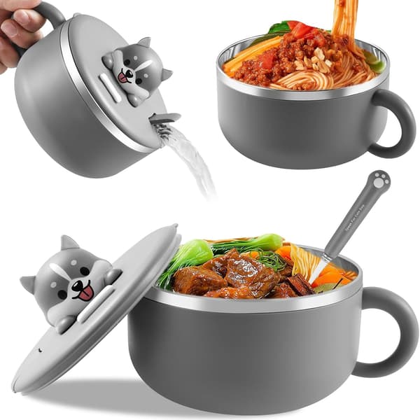 Ramenkrukker Sød Husky Instant Ramen Nudelskål