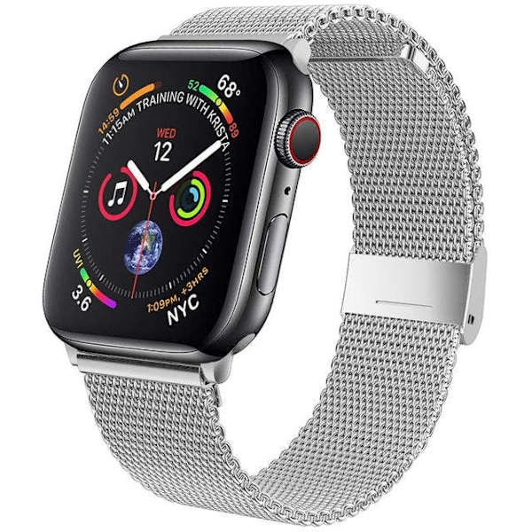 Armband Milanese Loop Apple Watch - Välj Färg Grå 38/40/41 MM Grå 38/40/41 MM