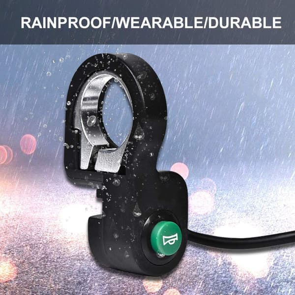 Ebike Horn 23mm Mini Bike Kill Switch with 5ft Cable Horn Button Suitable for Various Electric Bikes and Scooters