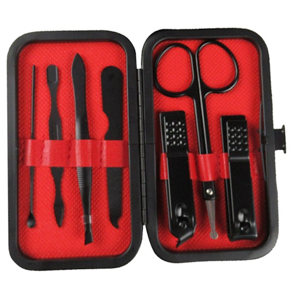 Manikyrset Pedikyr Kit Nagelklippare Professionell Grooming Kit Nagelverktyg I med Lyxig