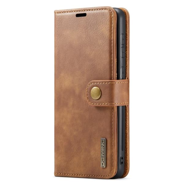DG MING Samsung A33 5G 2-in-1 Magnetic Wallet Case - Brown Brun brown